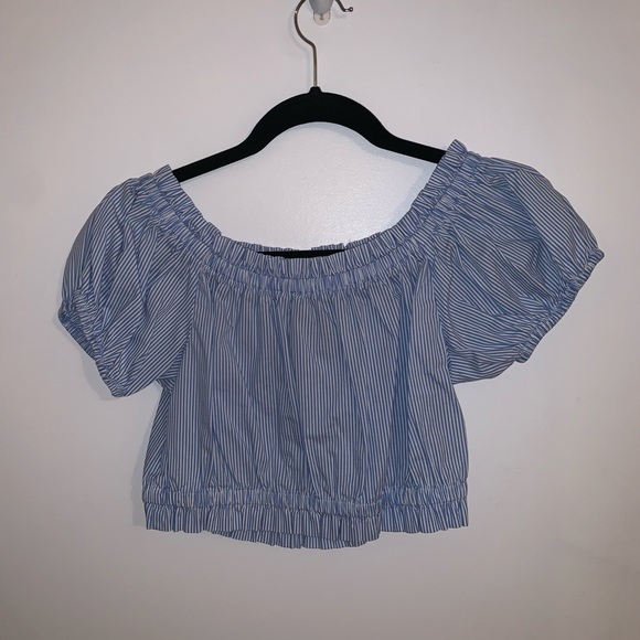 [M]👚F21 off the shoulder crop top - Picture 5 of 6